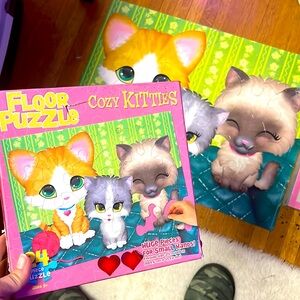 Cozy Kittens 24 piece floor puzzle